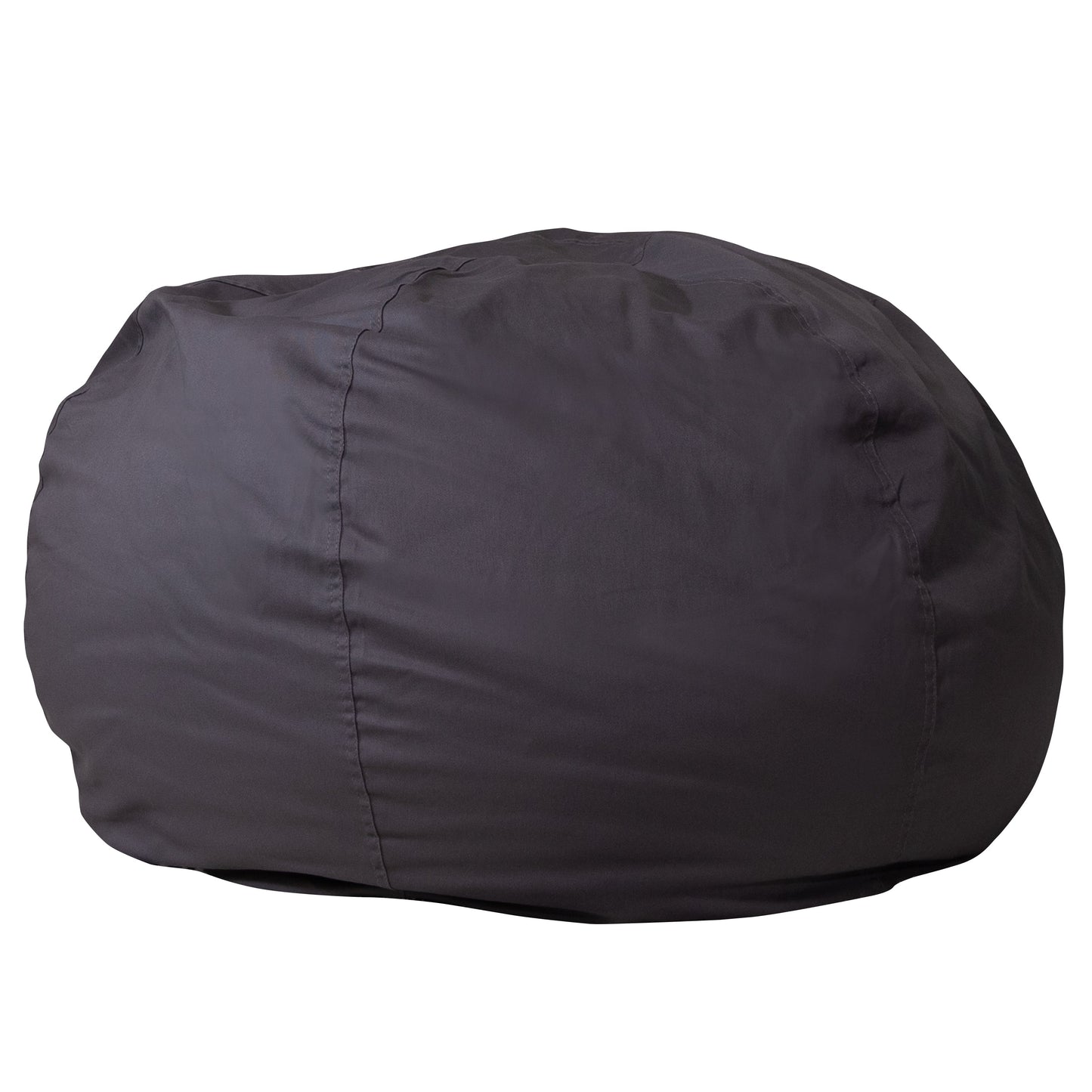 Gray Bean Bag Chair DG-BEAN-LARGE-SOLID-GY-GG