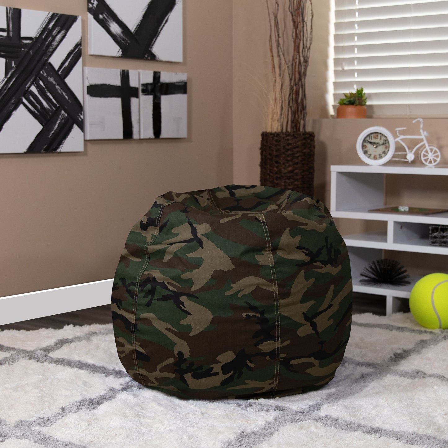 Camouflage Bean Bag Chair DG-BEAN-SMALL-CAMO-GG