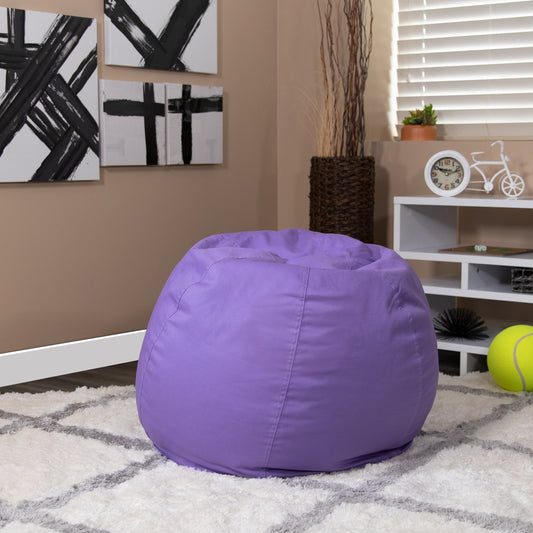 Purple Bean Bag Chair DG-BEAN-SMALL-SOLID-PUR-GG