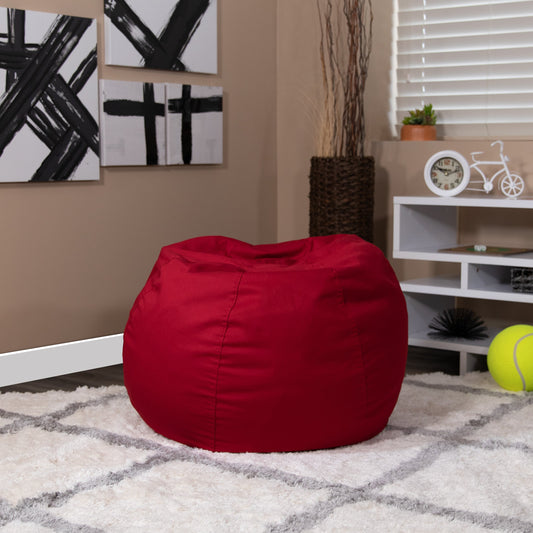 Red Bean Bag Chair DG-BEAN-SMALL-SOLID-RED-GG