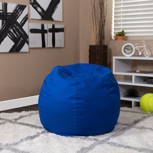 Royal Blue Bean Bag Chair DG-BEAN-SMALL-SOLID-ROYBL-GG