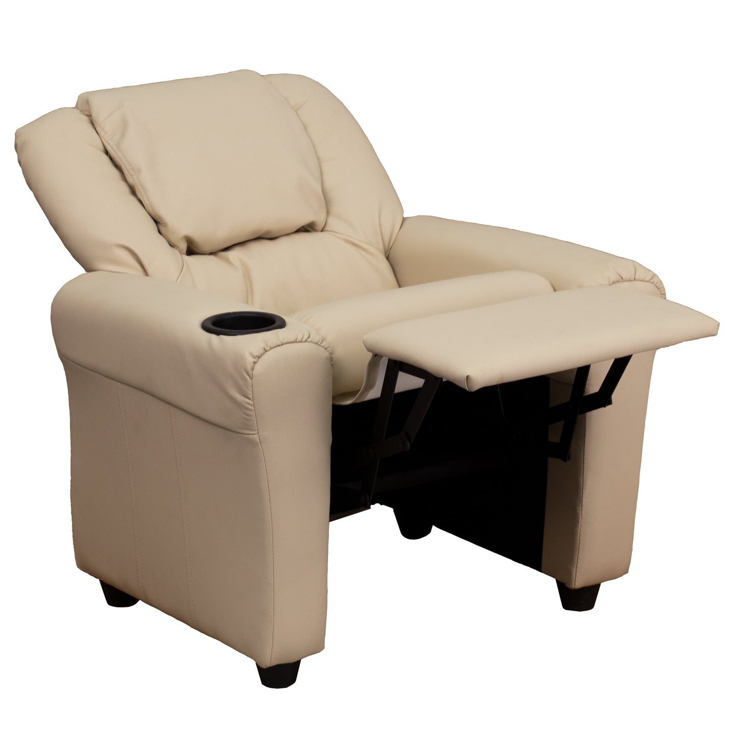 Beige Vinyl Kids Recliner DG-ULT-KID-BGE-GG