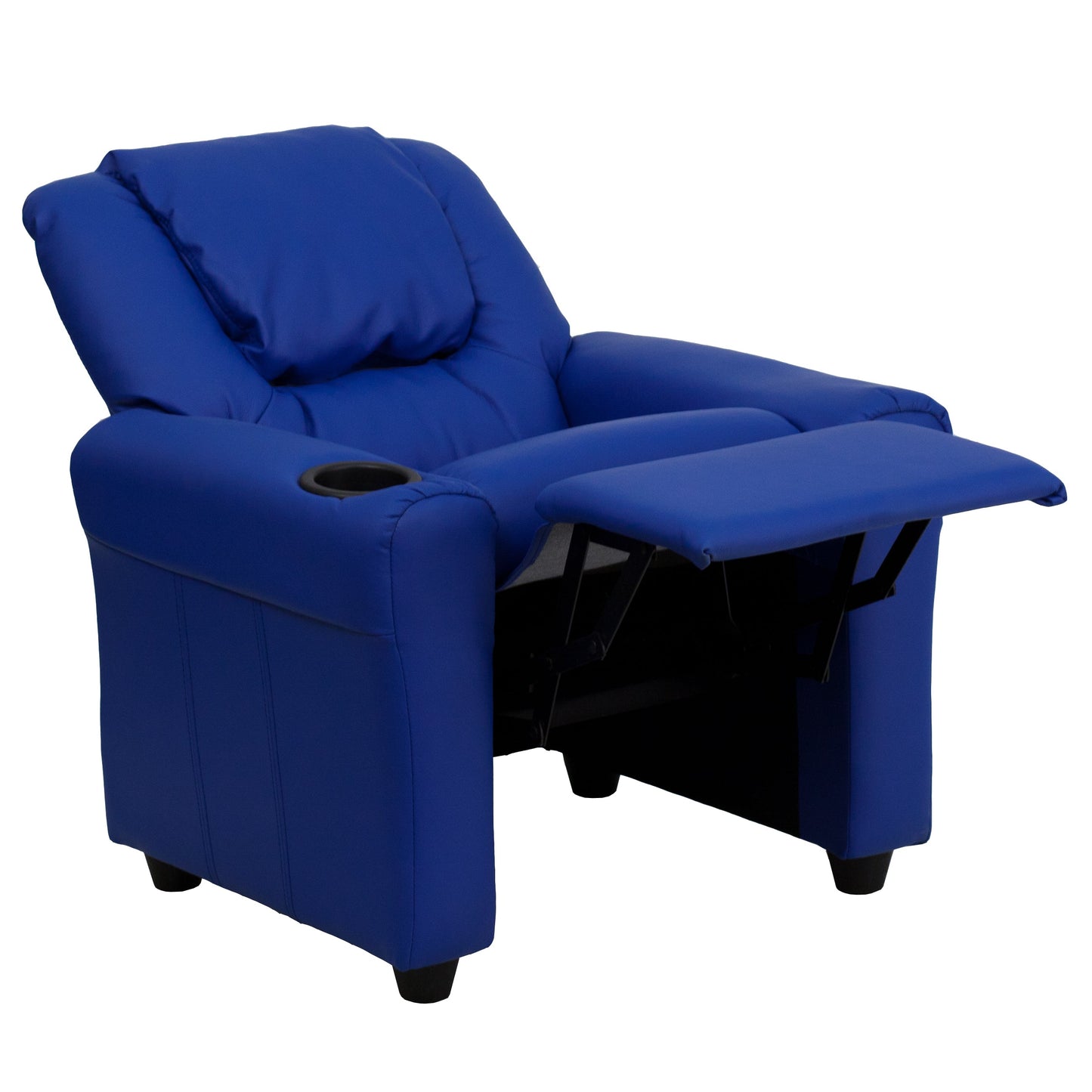 Blue Vinyl Kids Recliner DG-ULT-KID-BLUE-GG