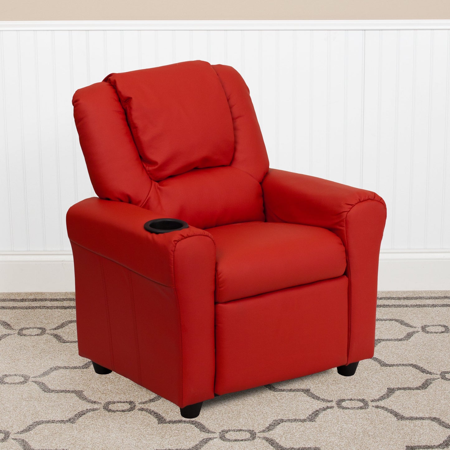 Red Vinyl Kids Recliner DG-ULT-KID-RED-GG