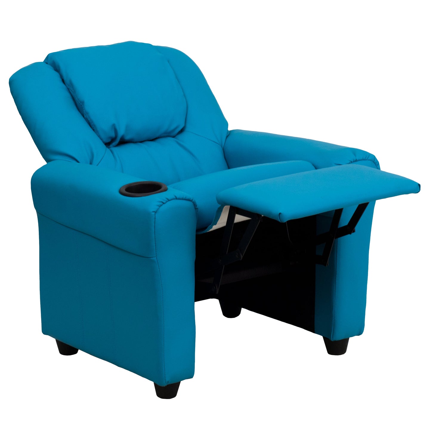 Turquoise Vinyl Kids Recliner DG-ULT-KID-TURQ-GG