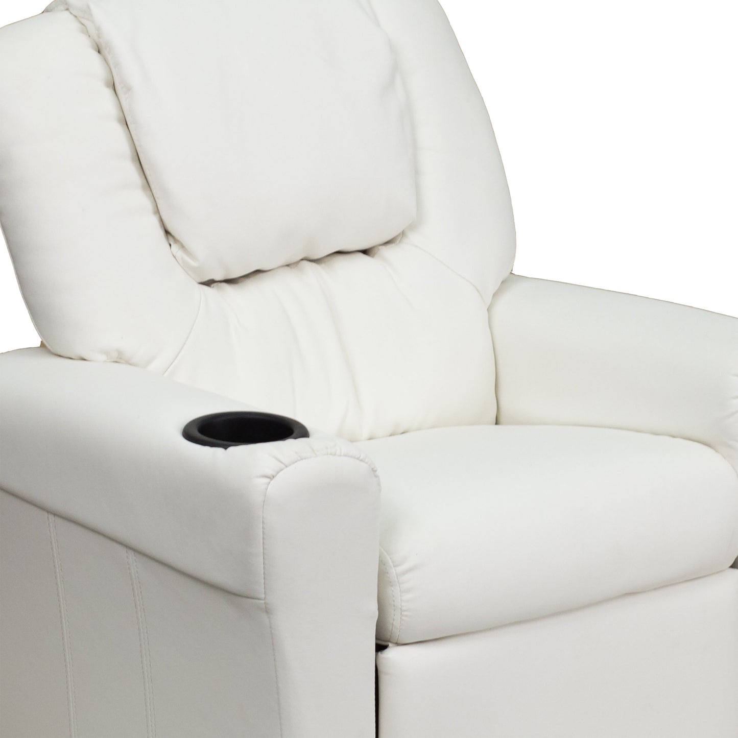 White Vinyl Kids Recliner DG-ULT-KID-WHITE-GG