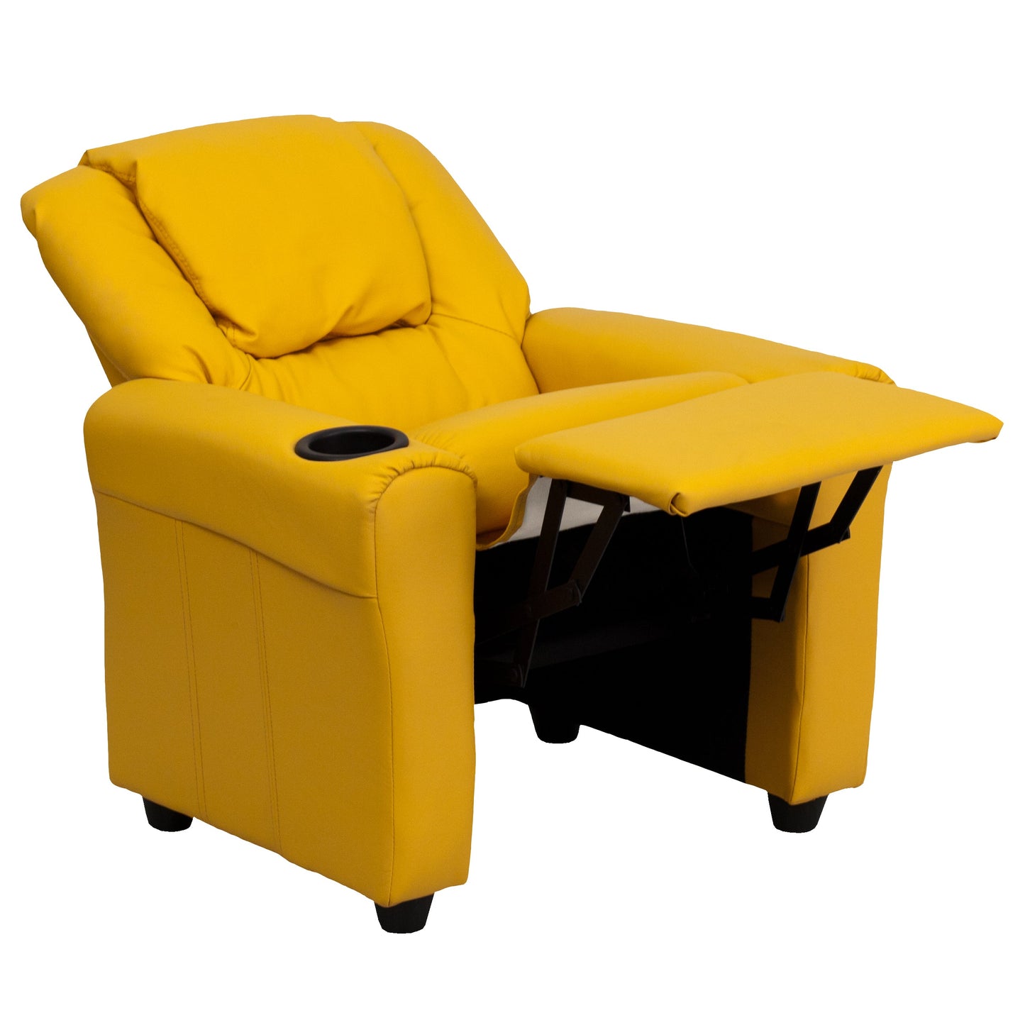 Yellow Vinyl Kids Recliner DG-ULT-KID-YEL-GG