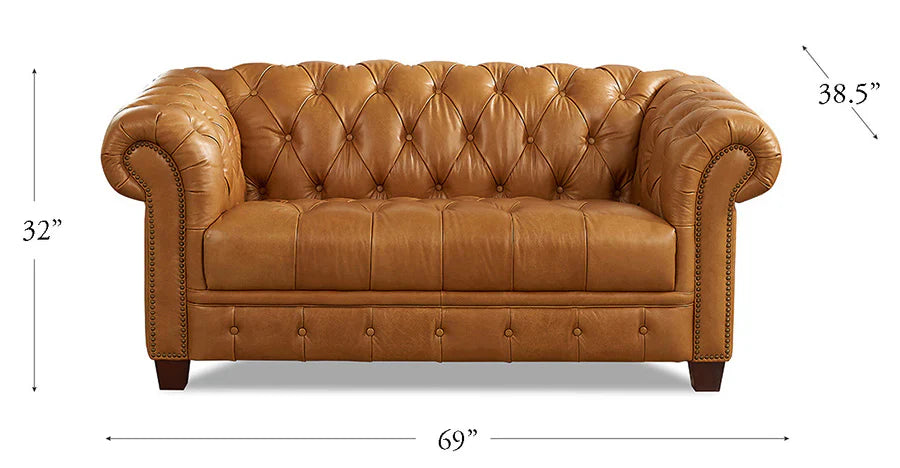 York Waxy Pull-up Leather Sofa Collection