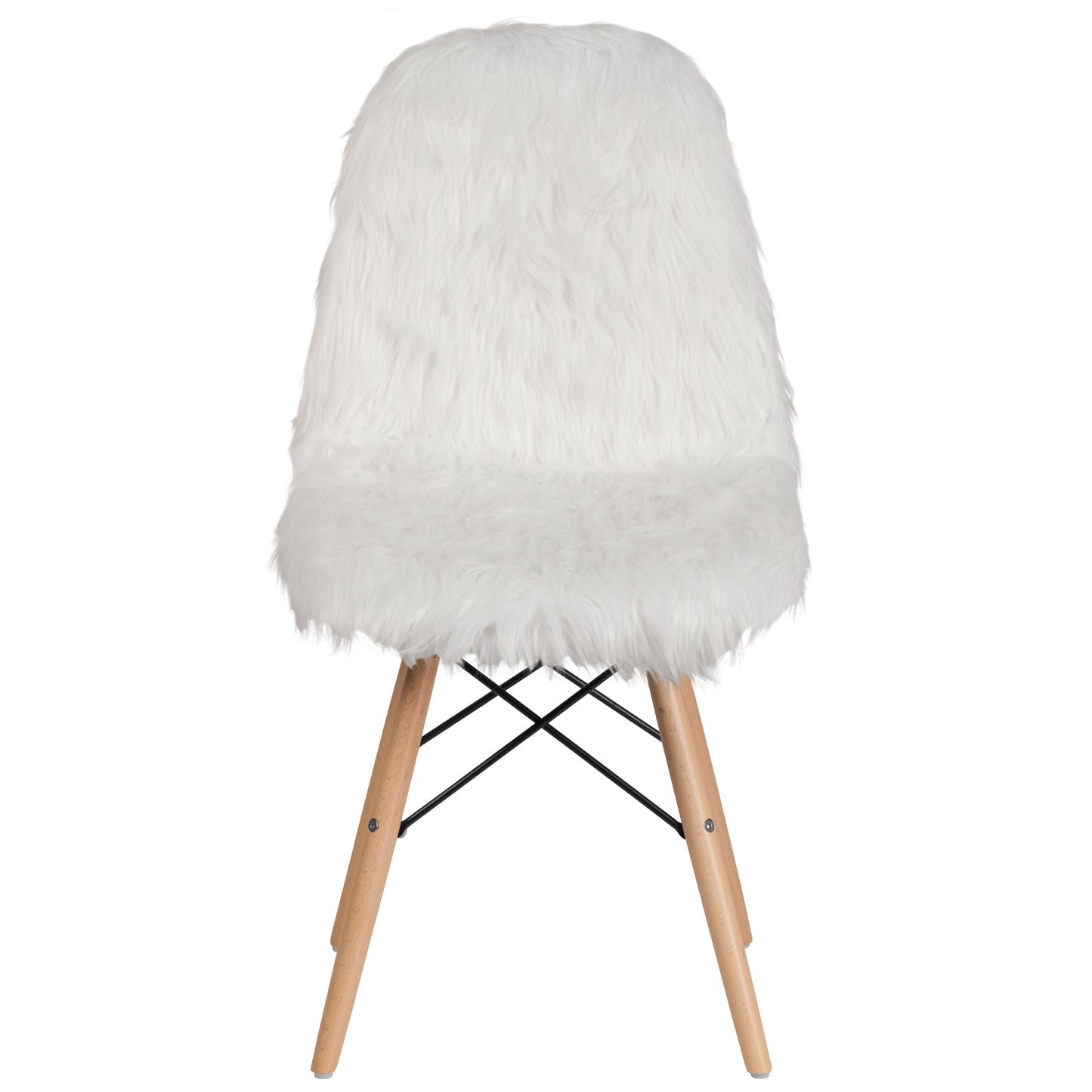 White Shaggy Chair DL-10-GG