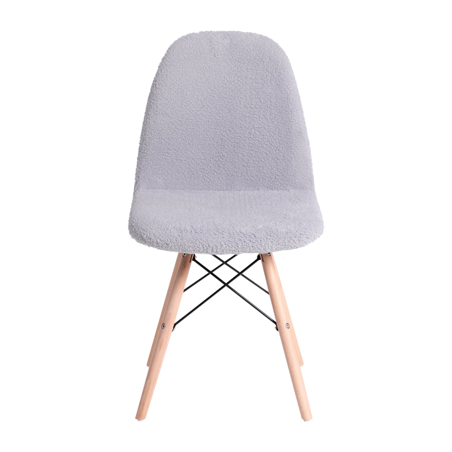 Gray Shearling Chair DL-10-GY-GG