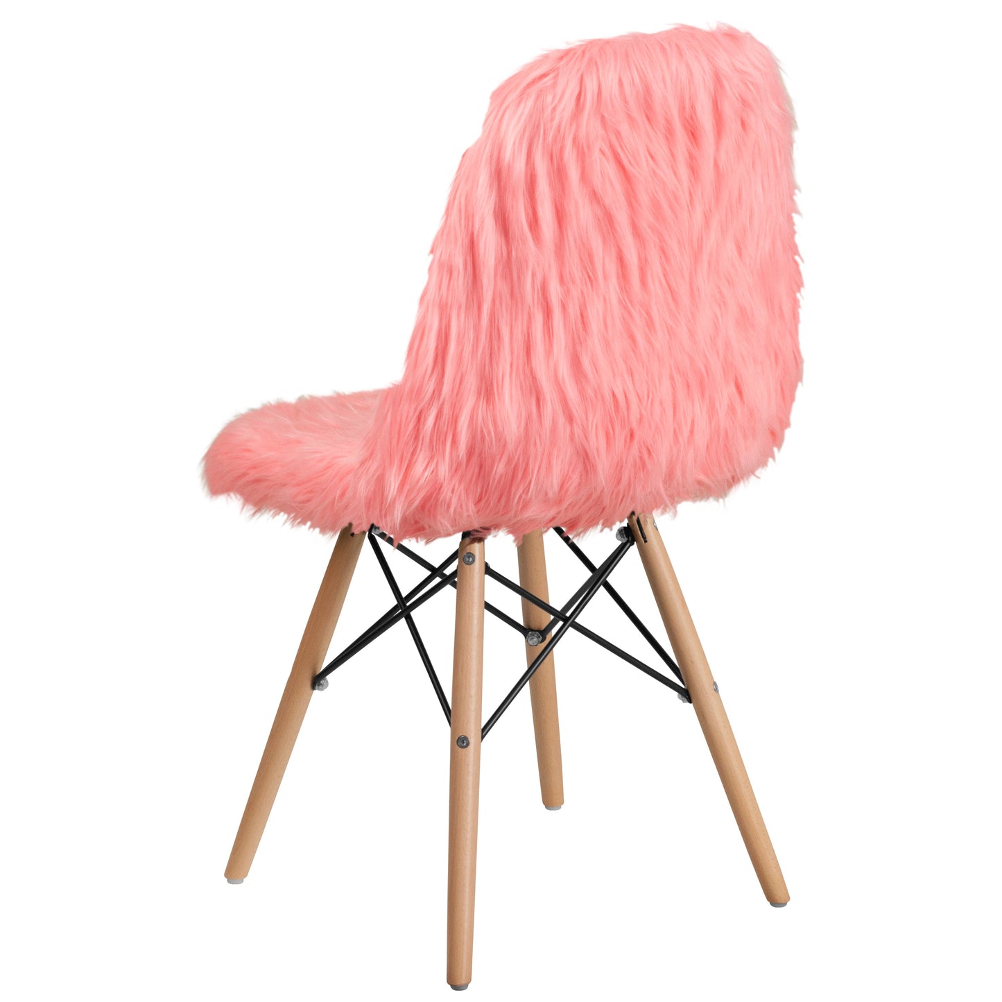 Hermosa Pink Shaggy Chair DL-12-GG