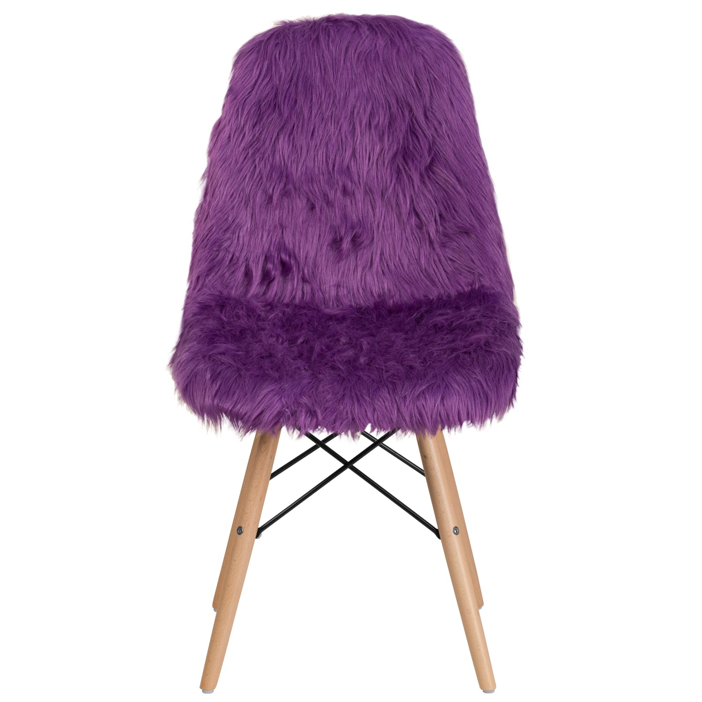 Purple Shaggy Chair DL-15-GG