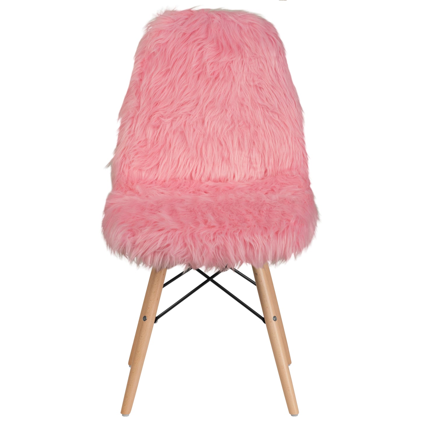 Light Pink Shaggy Chair DL-8-GG