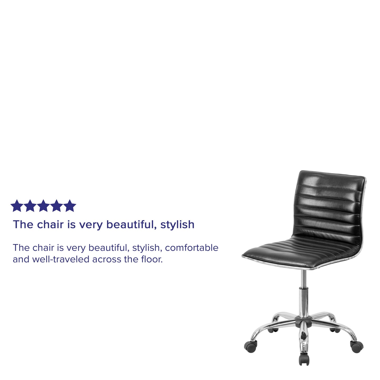 Black Low Back Task Chair DS-512B-BK-GG