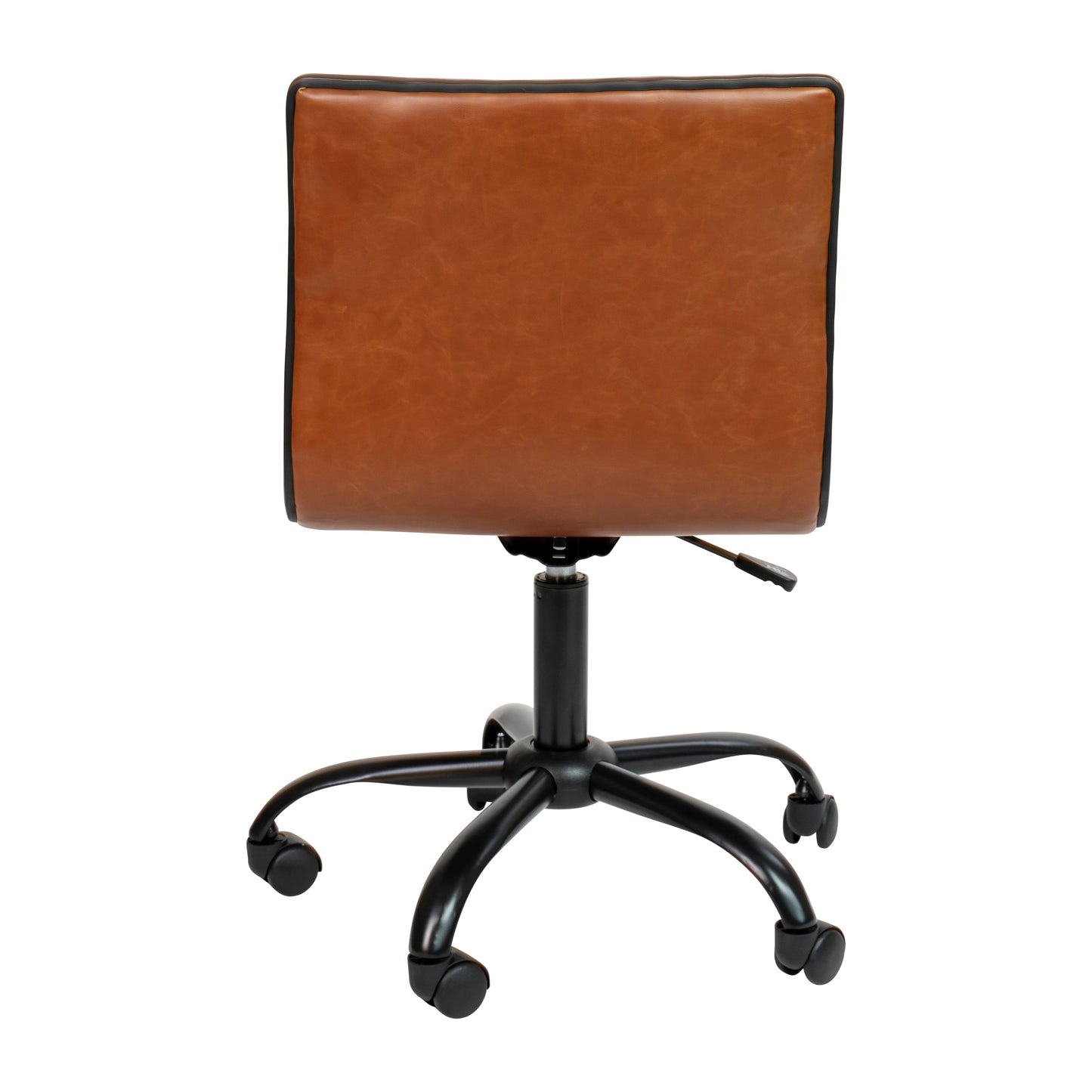 Brown Low Back Task Chair DS-512B-BR-BK-GG