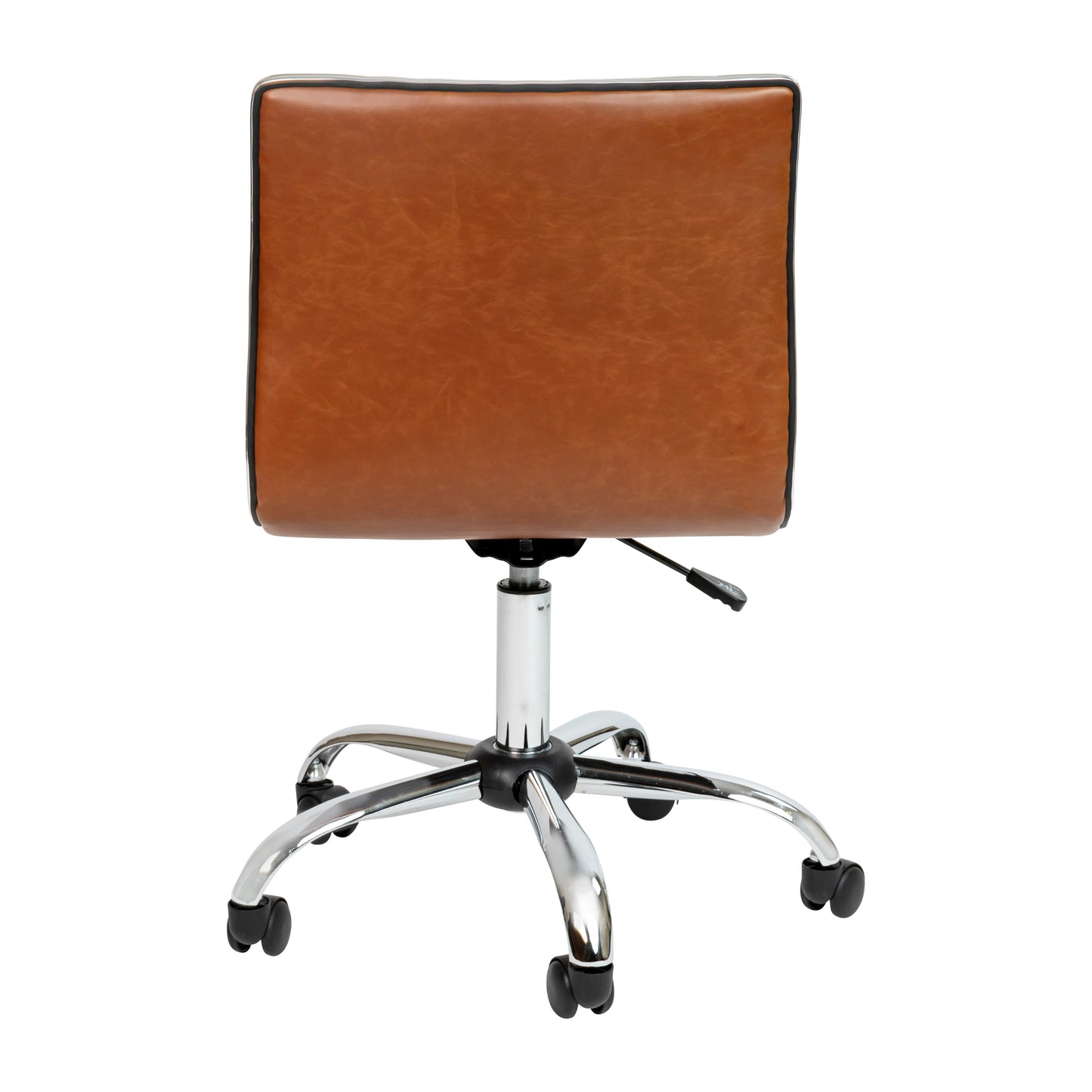 Brown Ribbed Task Office Chair DS-512B-BR-GG