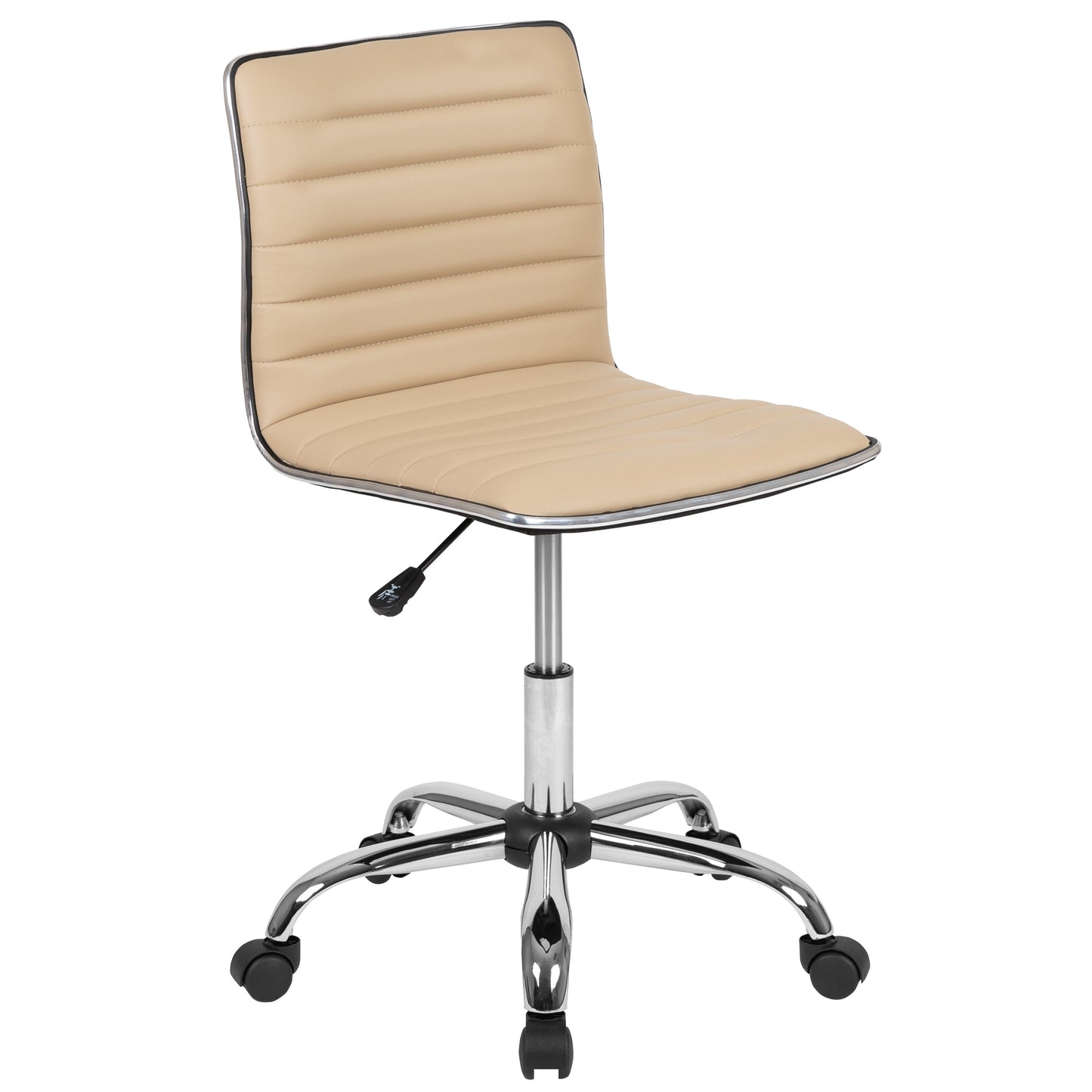 Tan Ribbed Task Office Chair DS-512B-TAN-GG