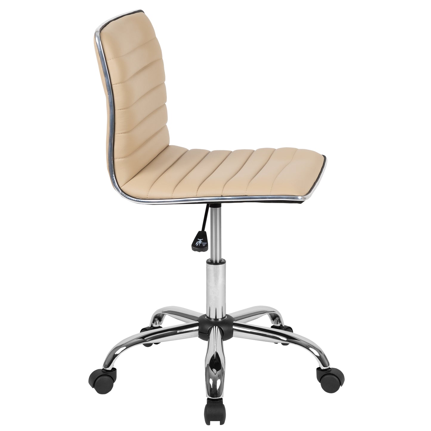 Tan Ribbed Task Office Chair DS-512B-TAN-GG