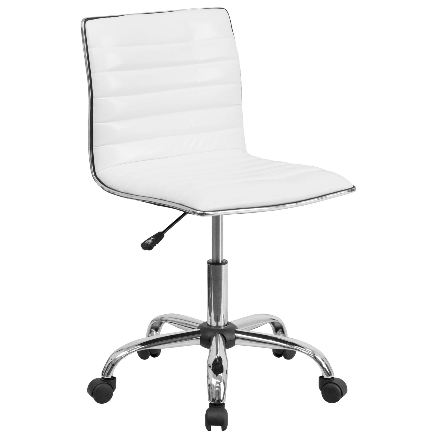 White Low Back Task Chair DS-512B-WH-GG