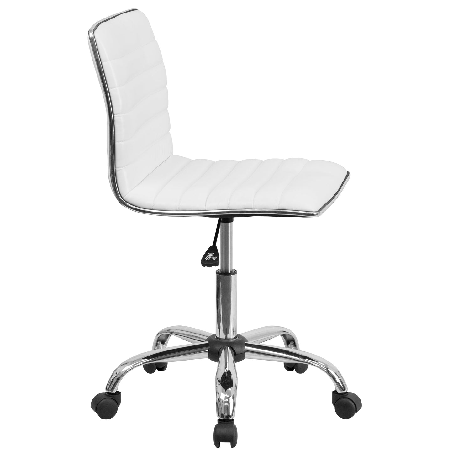 White Low Back Task Chair DS-512B-WH-GG