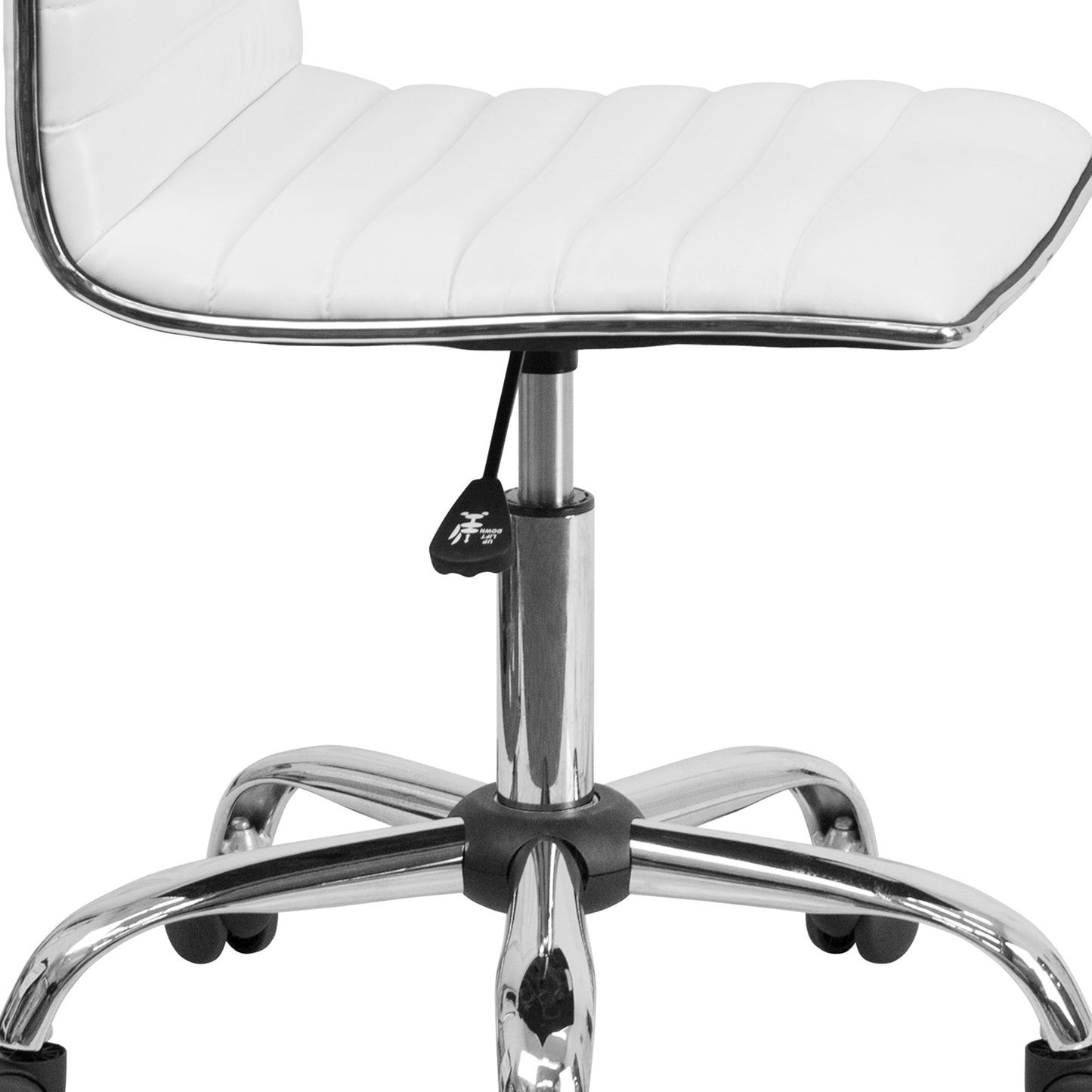 White Low Back Task Chair DS-512B-WH-GG