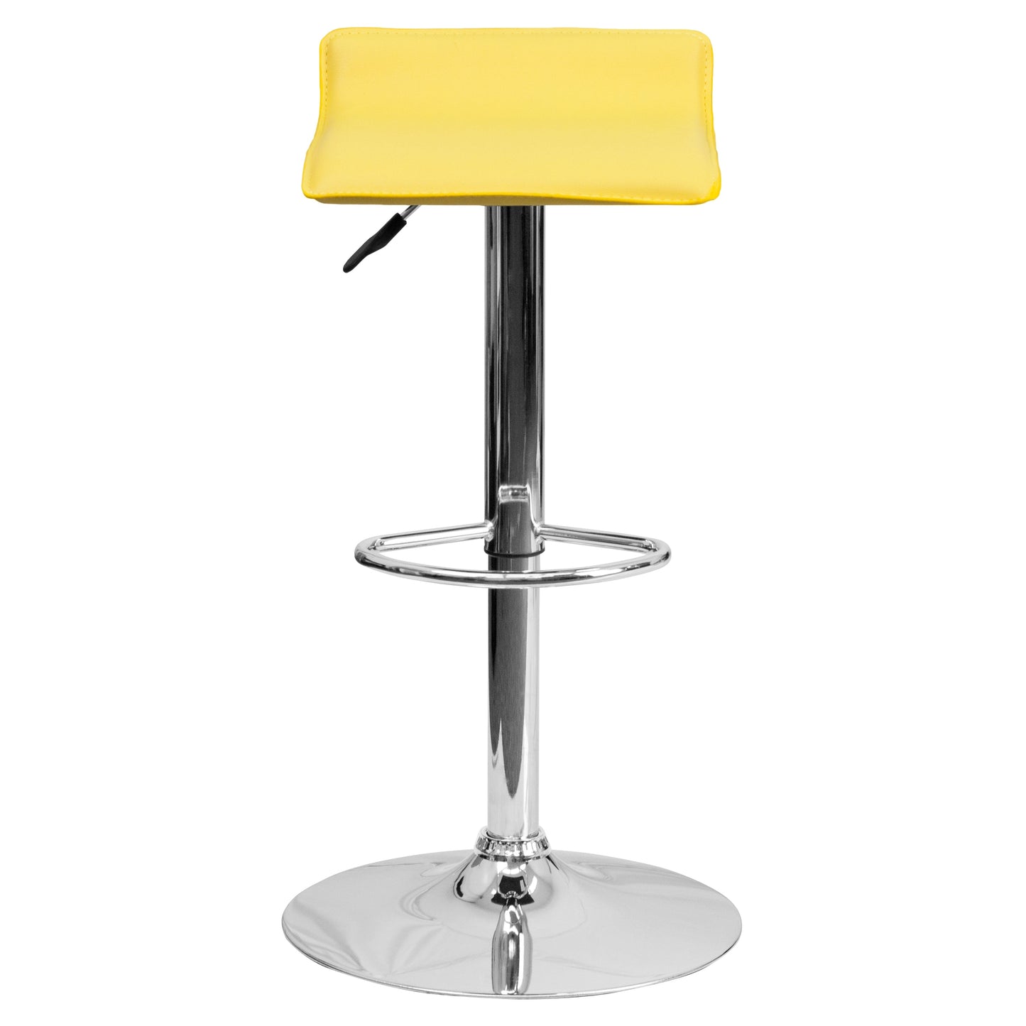 Yellow Vinyl Barstool DS-801-CONT-YEL-GG