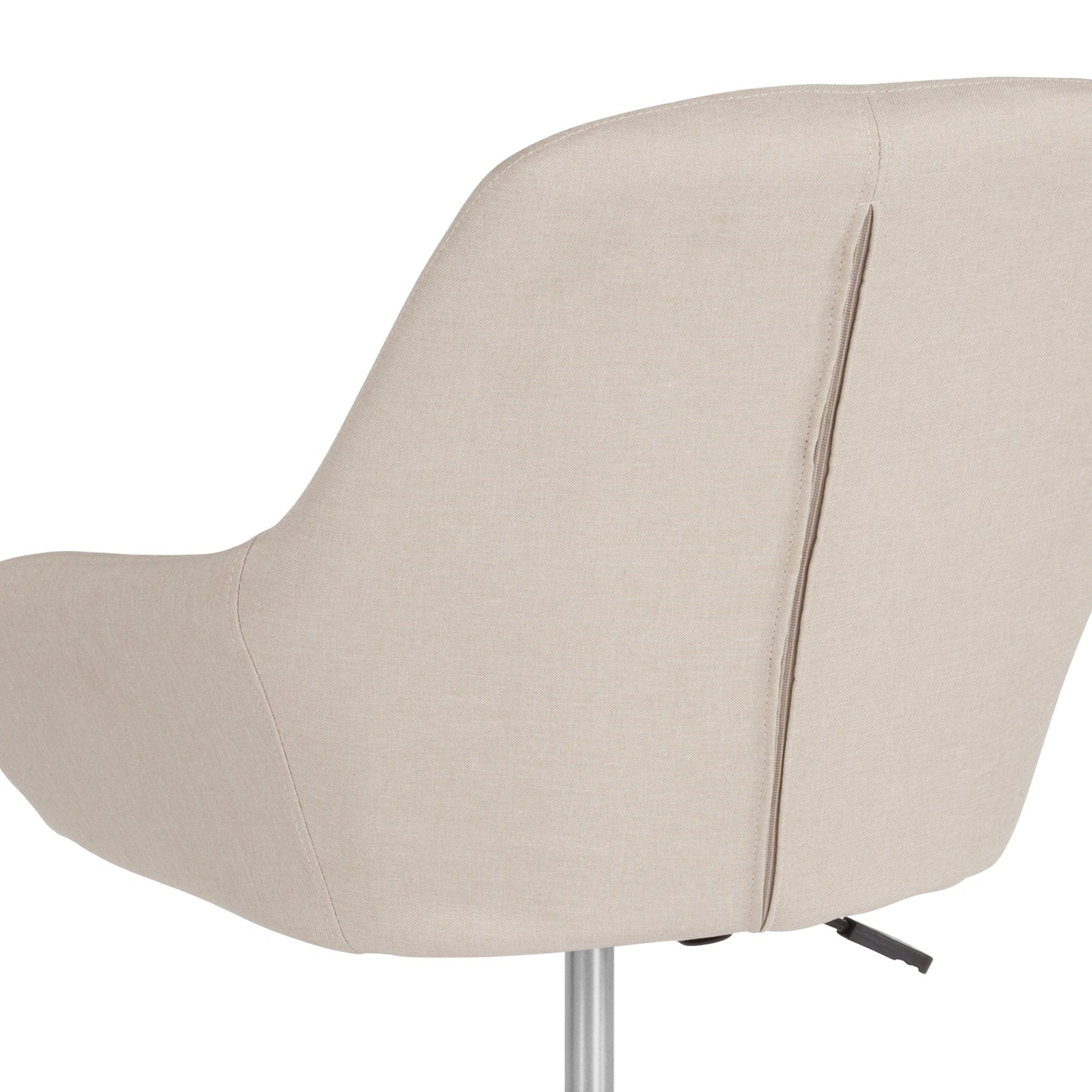 Beige Fabric Mid-Back Chair DS-8012LB-BGE-F-GG