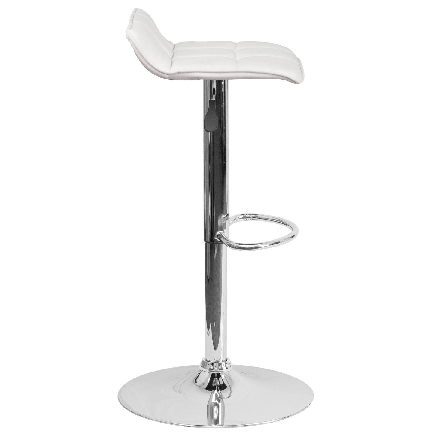 White Vinyl Barstool DS-801B-WH-GG