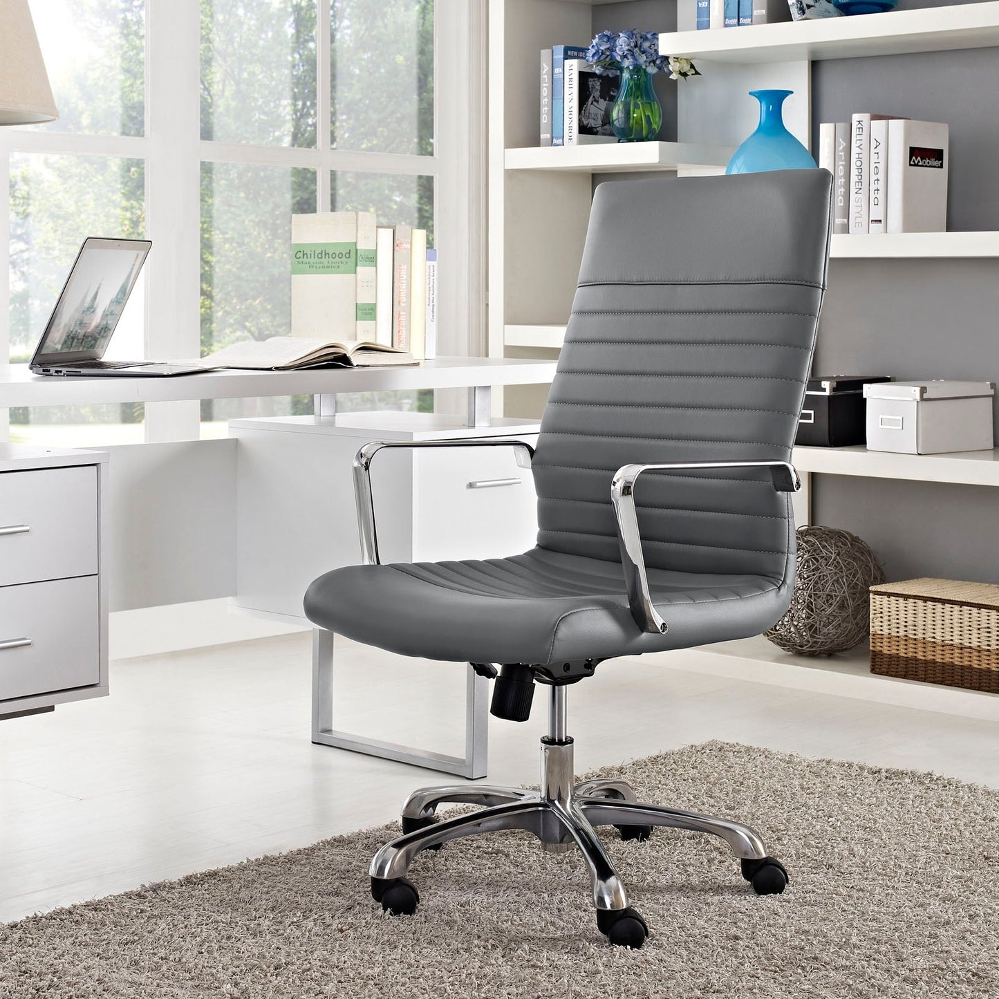 Finesse Highback Office Chair Gray EEI-1061-GRY