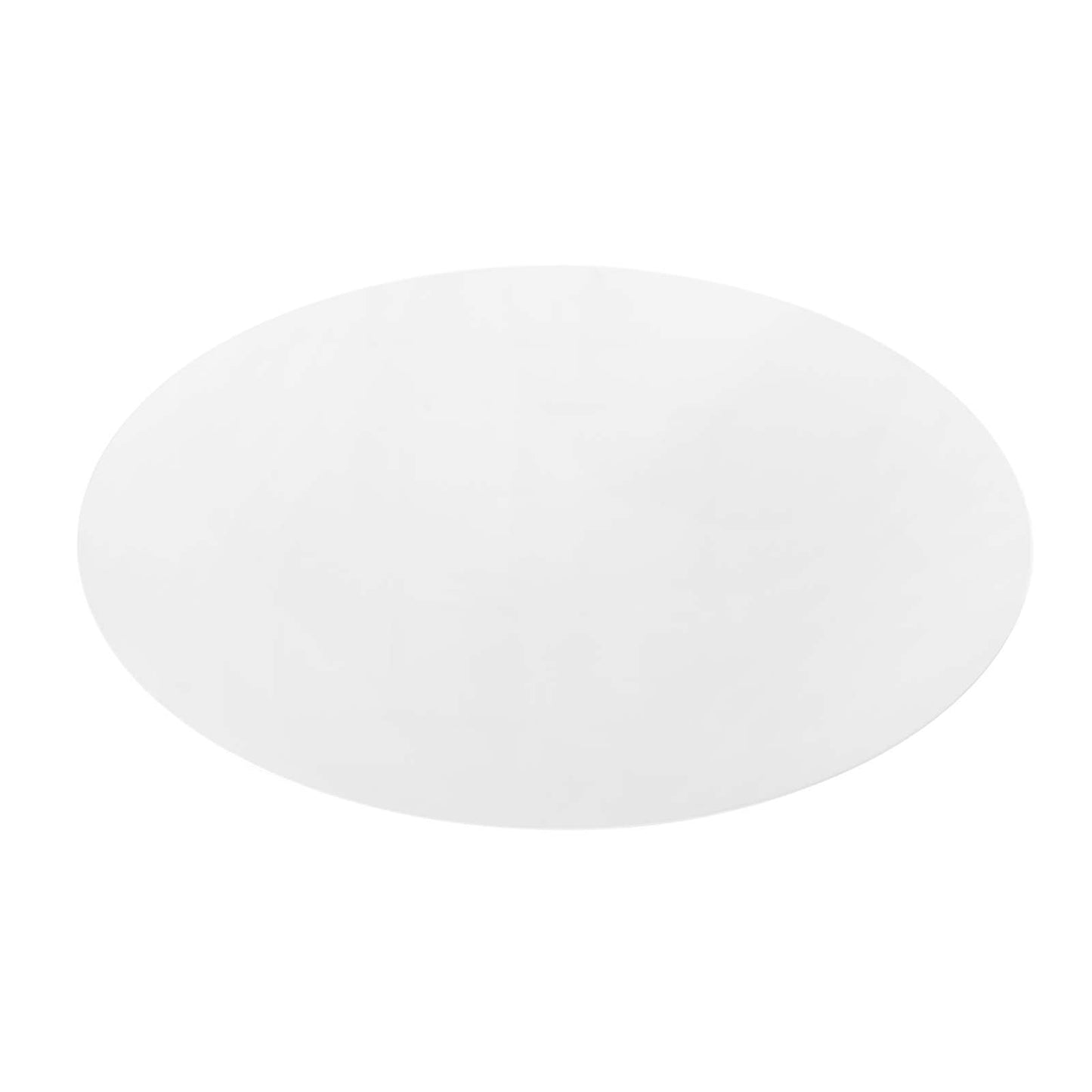 Lippa 60" Oval Wood Top Dining Table White EEI-1121-WHI