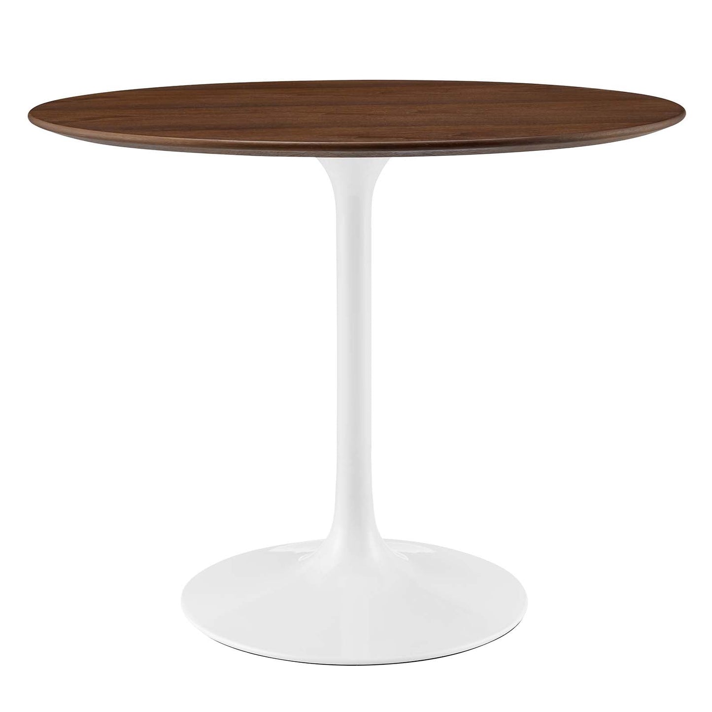 Lippa 36" Round Walnut Dining Table Walnut EEI-1136-WAL