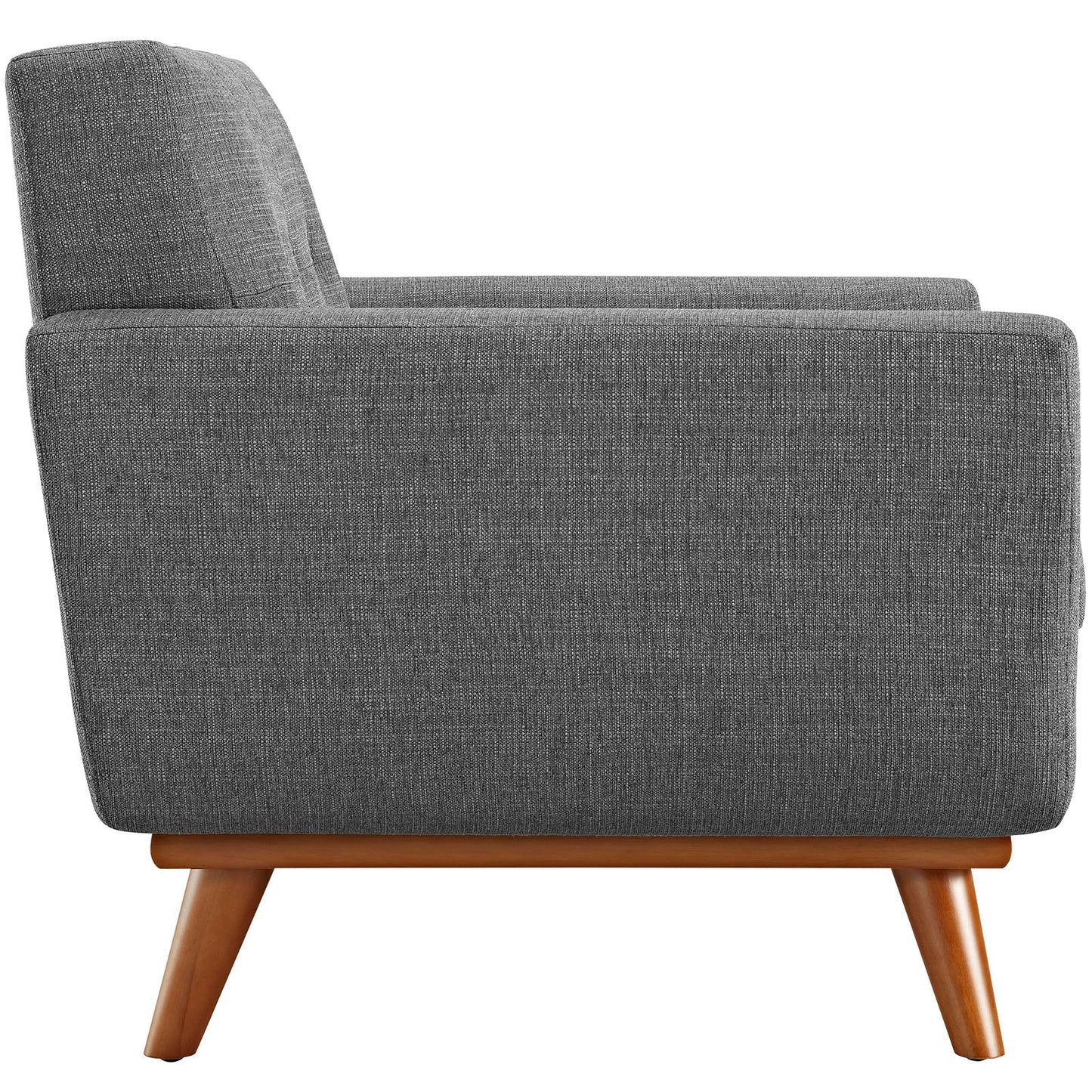 Engage Upholstered Fabric Armchair Gray EEI-1178-DOR