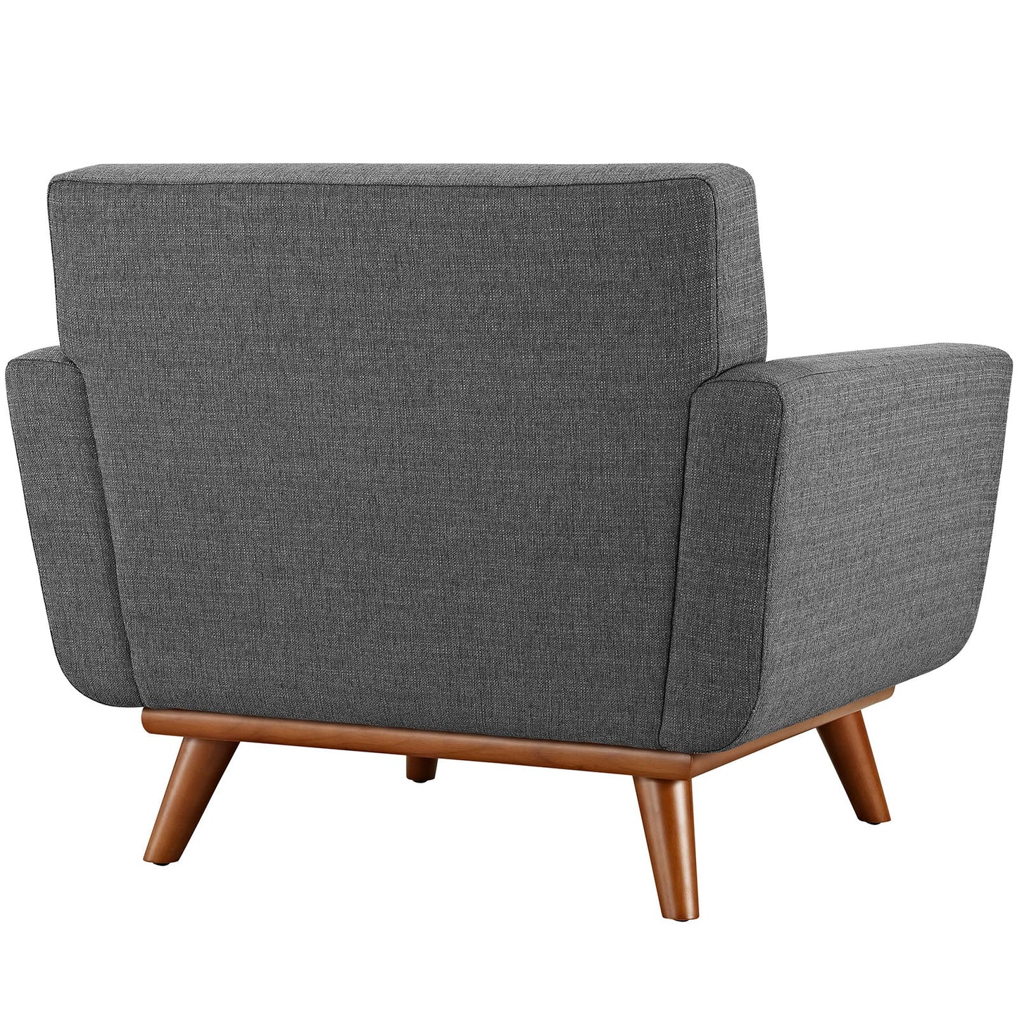 Engage Upholstered Fabric Armchair Gray EEI-1178-DOR