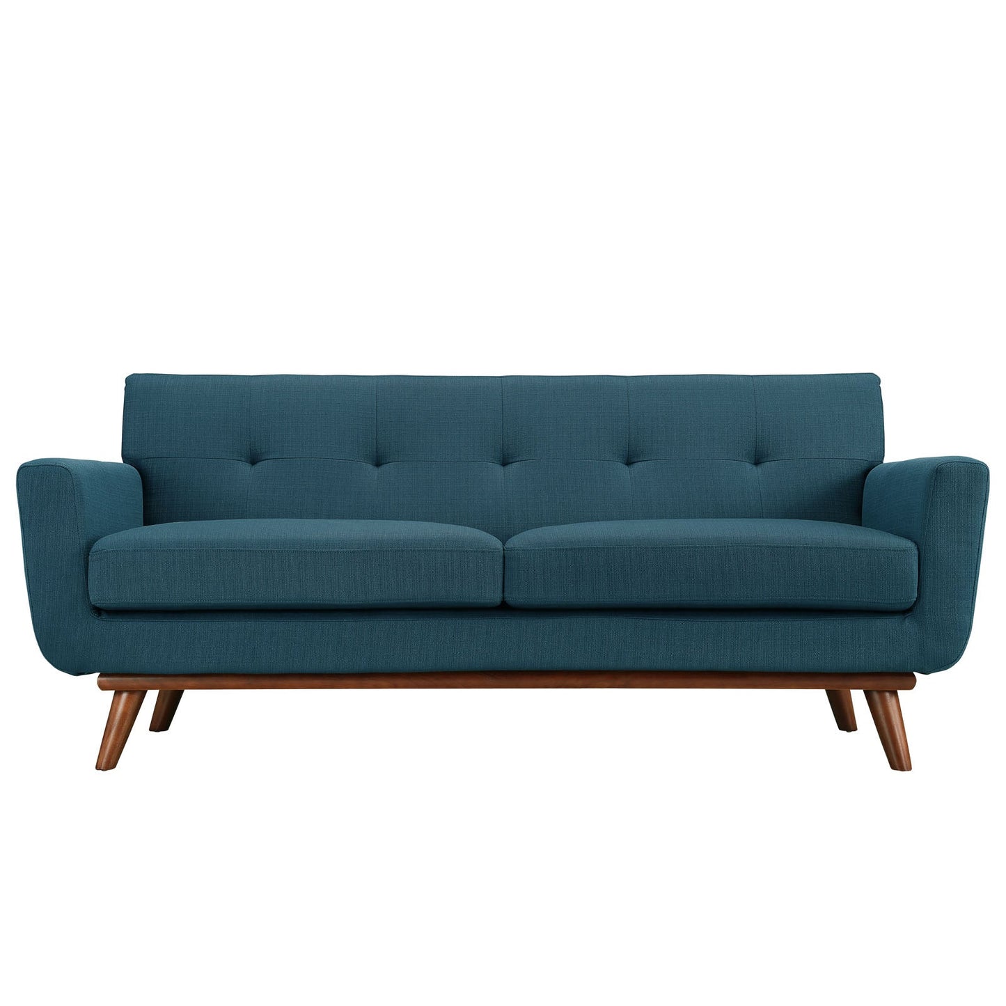 Engage Upholstered Fabric Loveseat Azure EEI-1179-AZU