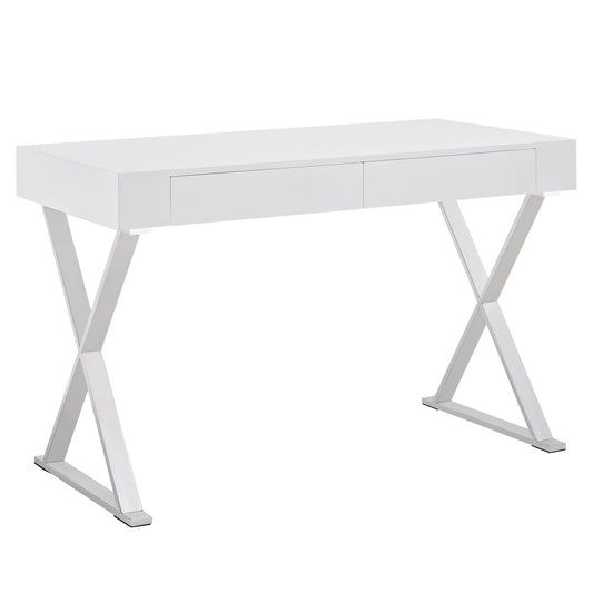 Sector Office Desk White EEI-1183-WHI