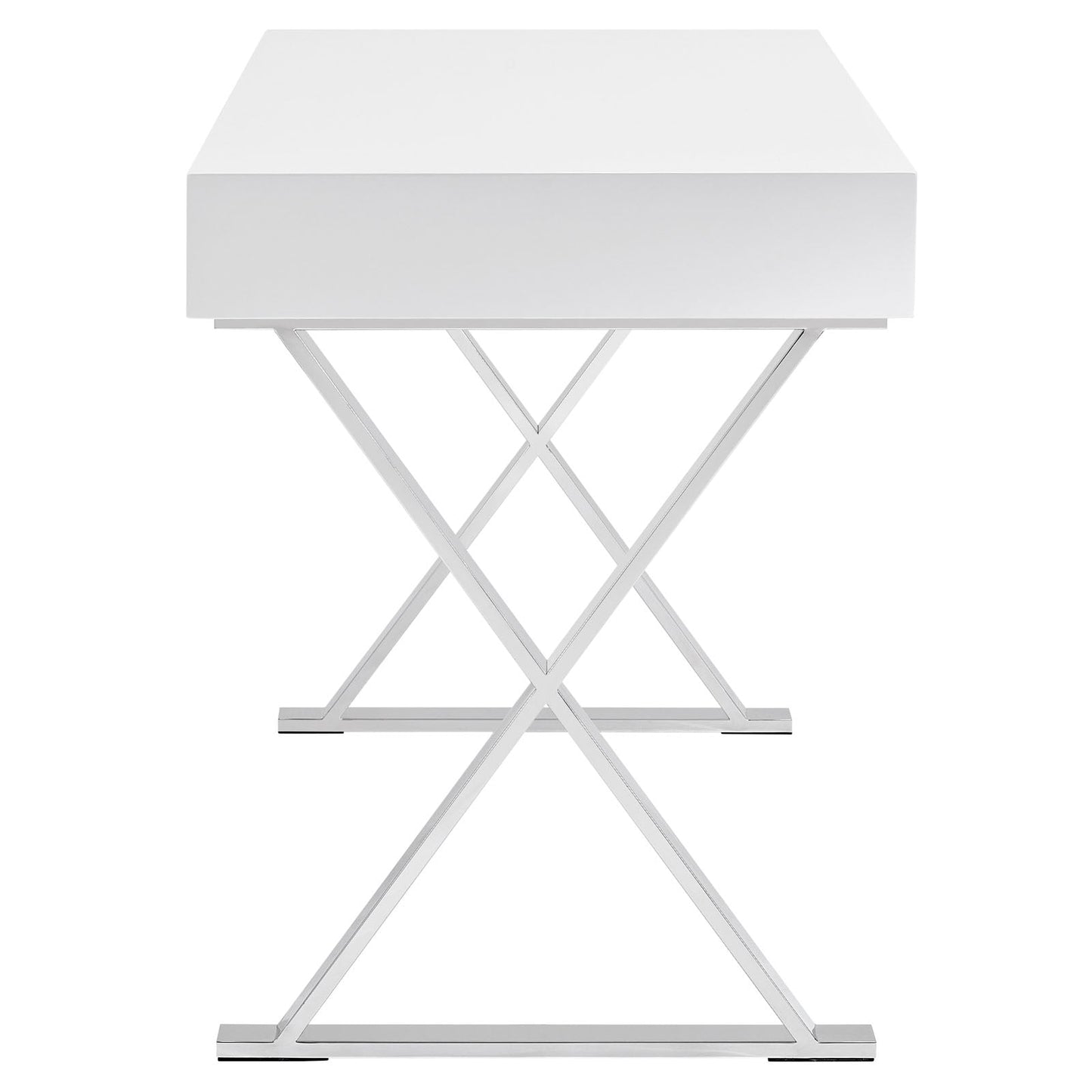 Sector Office Desk White EEI-1183-WHI