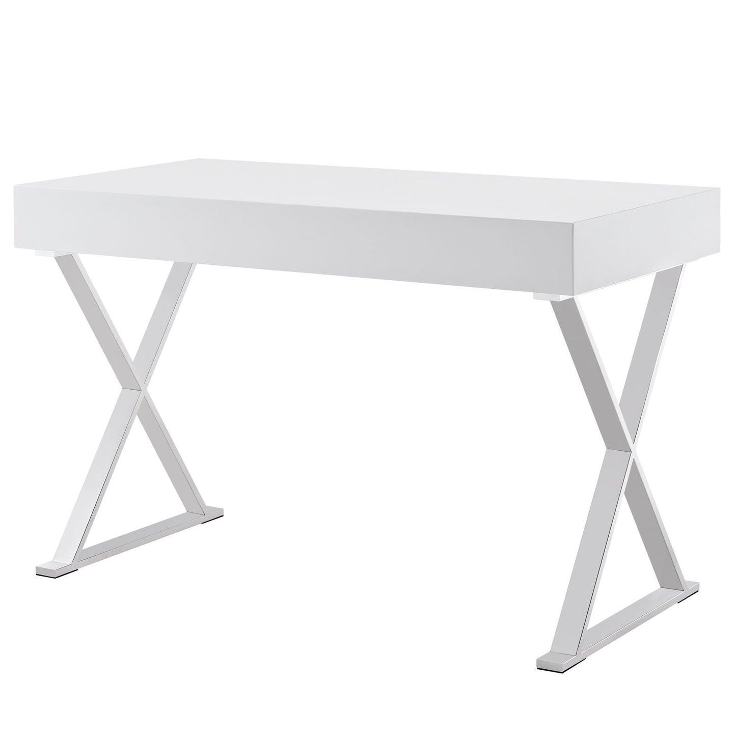 Sector Office Desk White EEI-1183-WHI