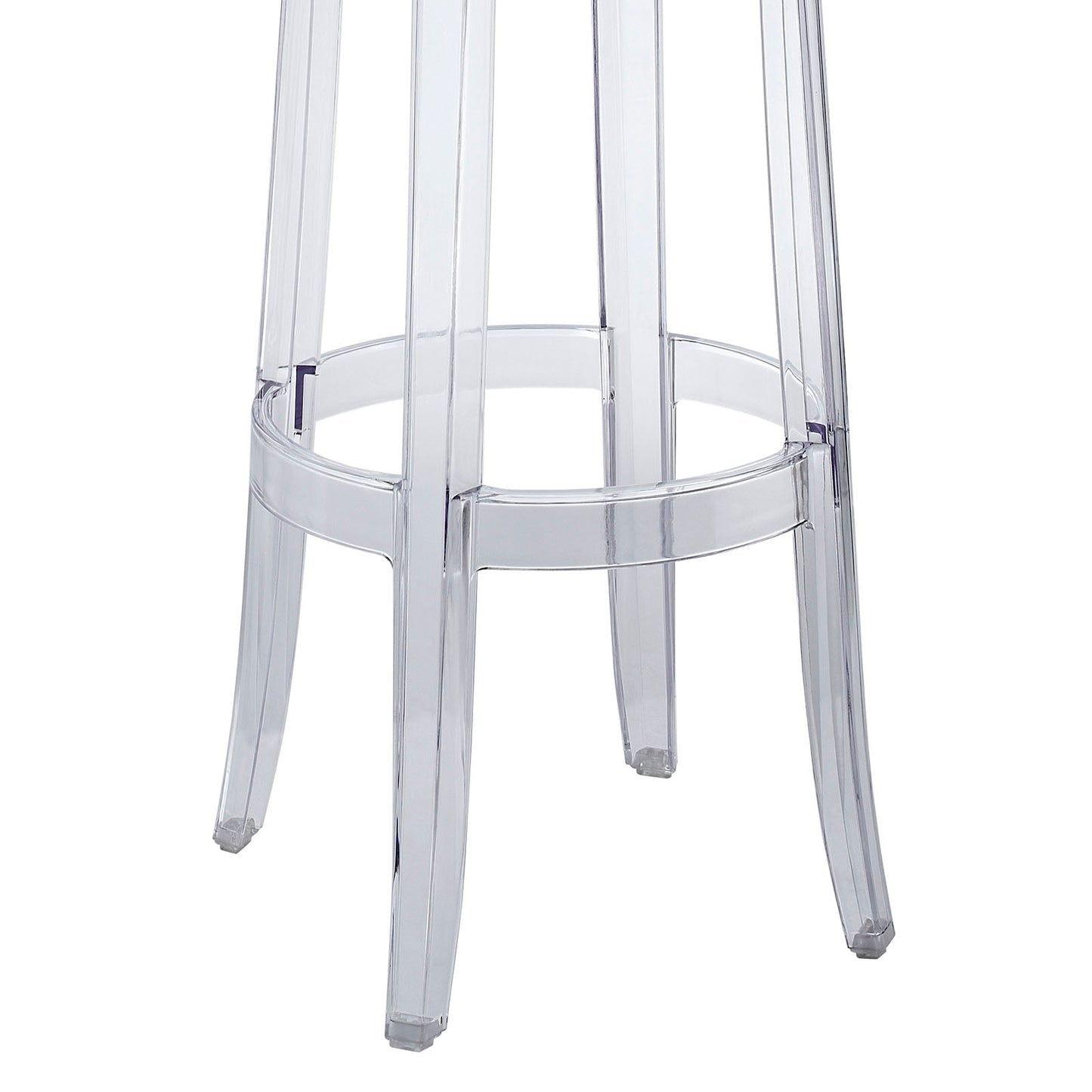 Casper Bar Stool Set of 2 Clear EEI-1264-CLR