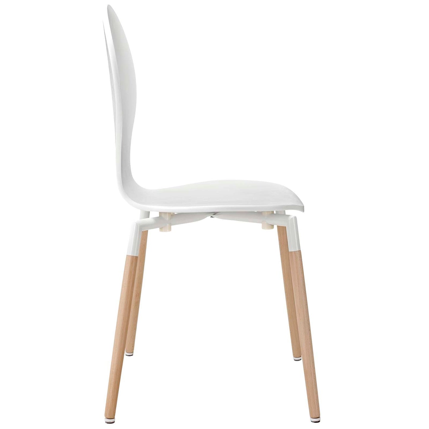 Path Dining Chair Set of 2 White EEI-1368-WHI