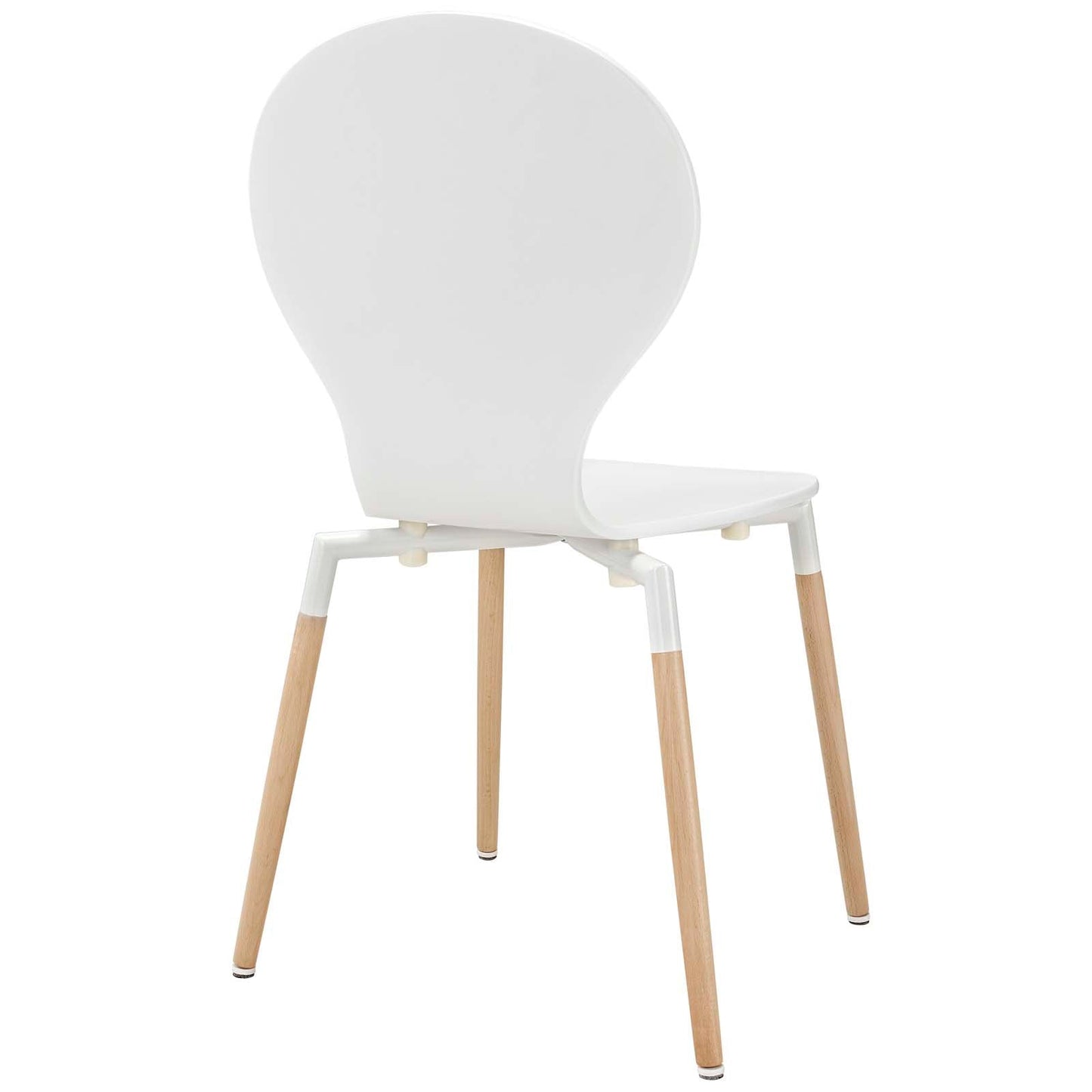 Path Dining Chair Set of 2 White EEI-1368-WHI