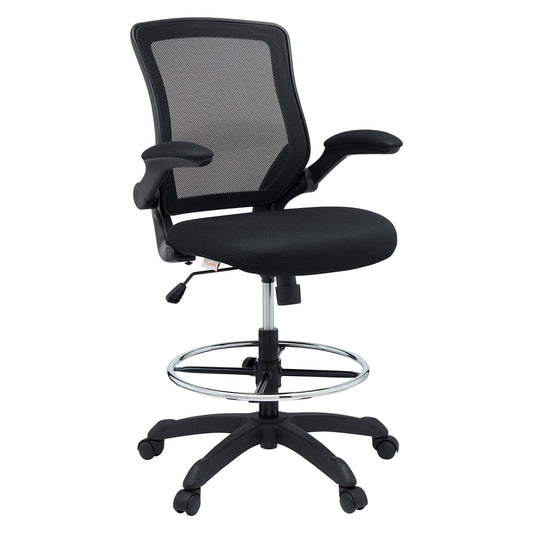 Veer Drafting Chair Black EEI-1423-BLK