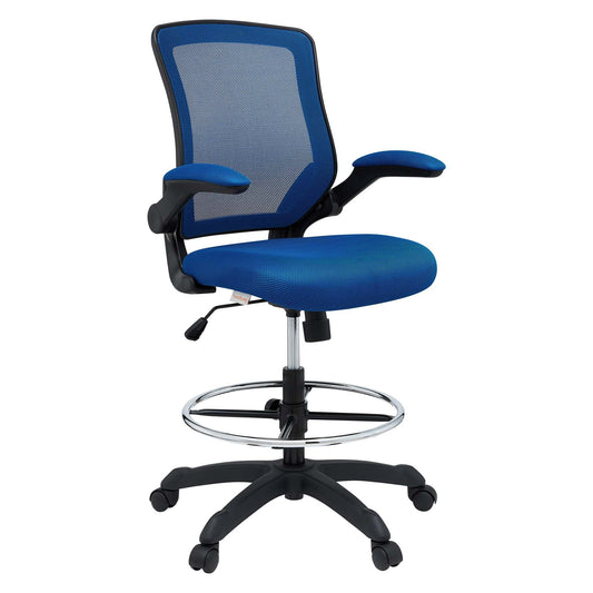 Veer Drafting Chair Blue EEI-1423-BLU