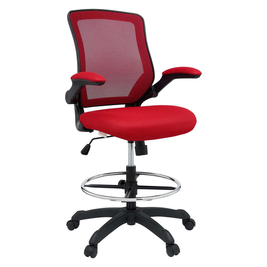 Veer Drafting Chair Red EEI-1423-RED