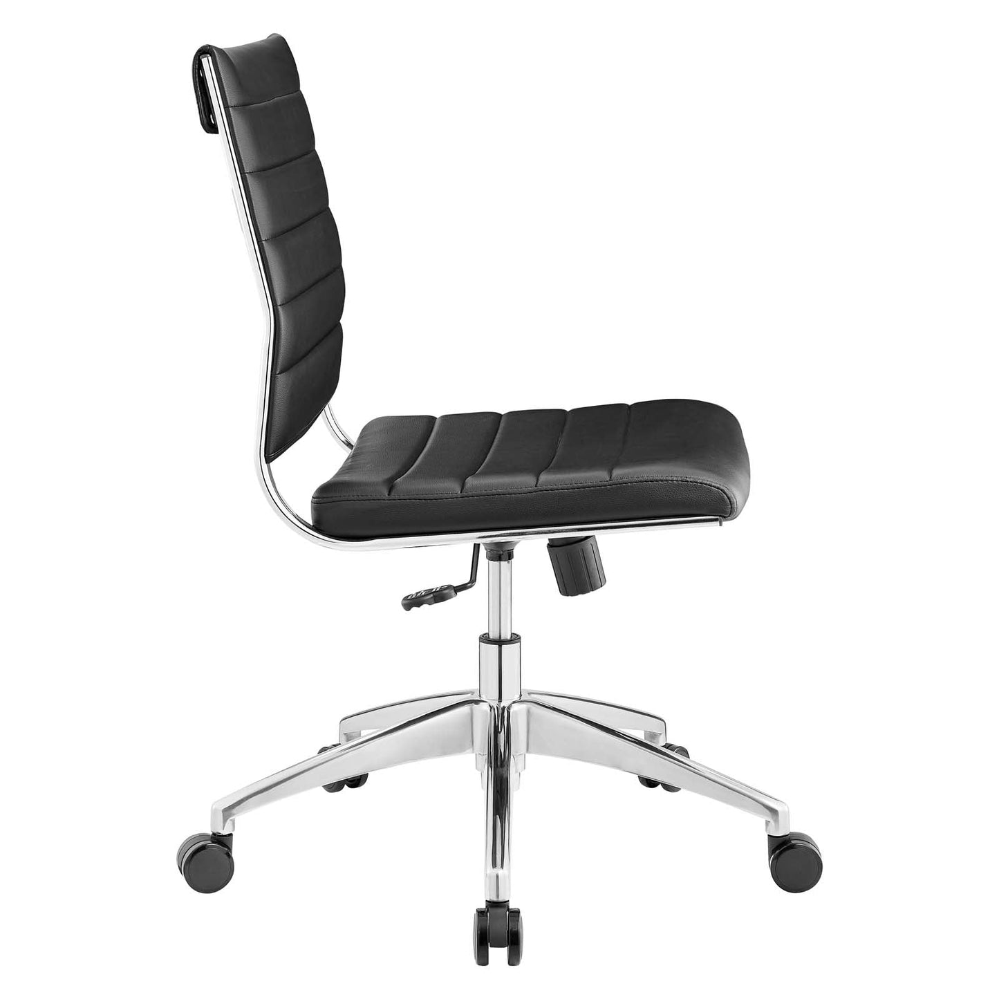 Jive Armless Mid Back Office Chair Black EEI-1525-BLK