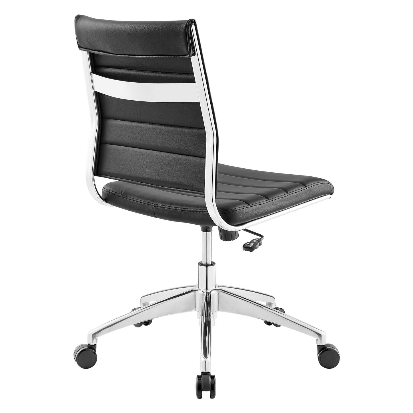 Jive Armless Mid Back Office Chair Black EEI-1525-BLK