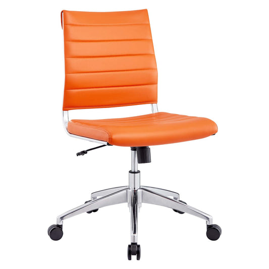 Jive Armless Mid Back Office Chair Orange EEI-1525-ORA