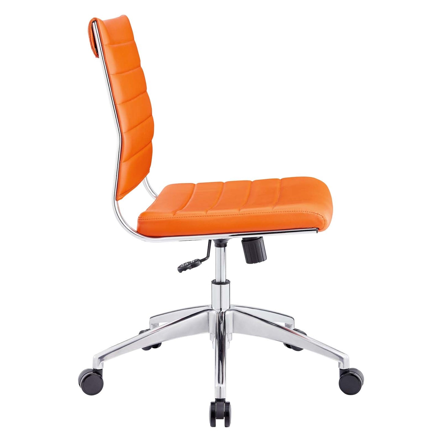 Jive Armless Mid Back Office Chair Orange EEI-1525-ORA