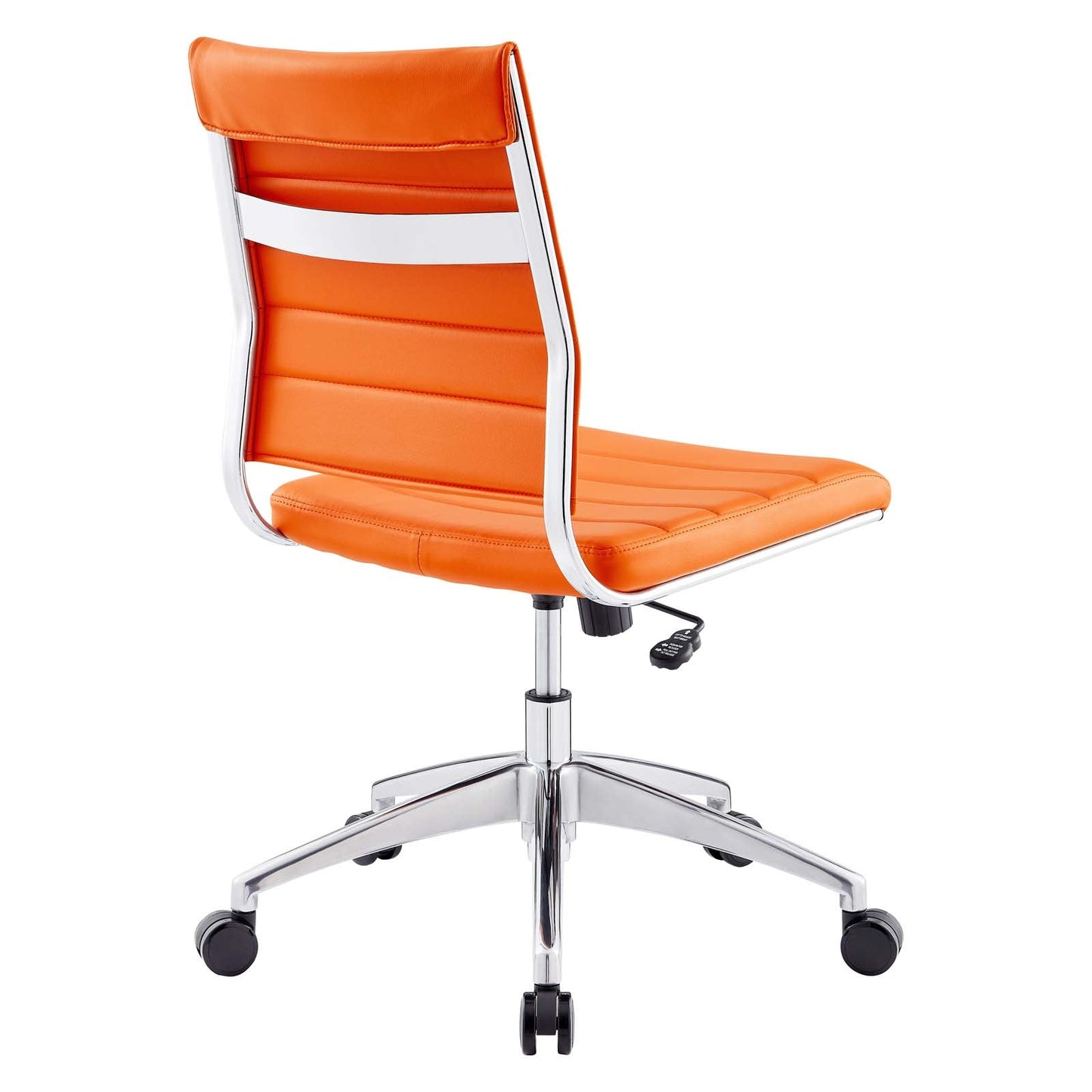 Jive Armless Mid Back Office Chair Orange EEI-1525-ORA