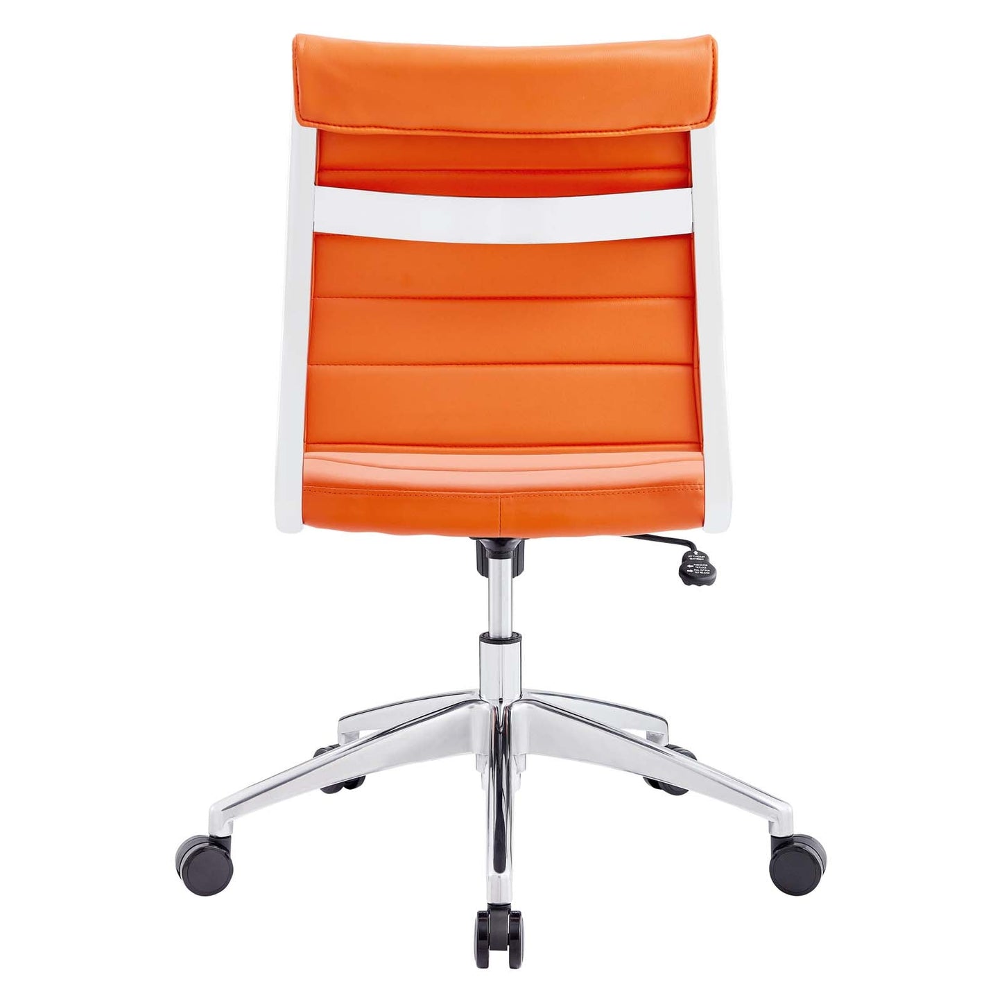 Jive Armless Mid Back Office Chair Orange EEI-1525-ORA