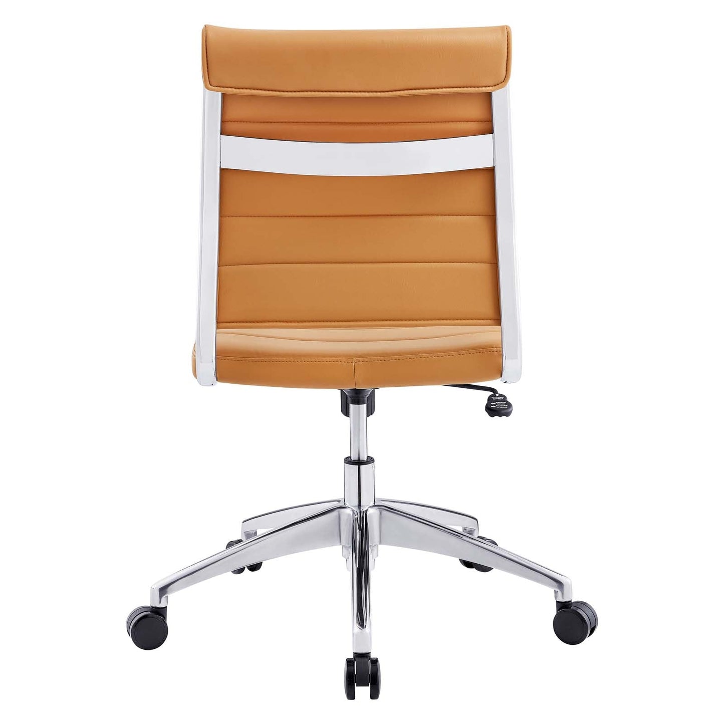 Jive Armless Mid Back Office Chair Tan EEI-1525-TAN